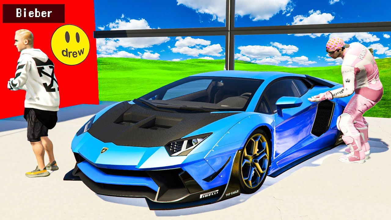 Stealing Every Car from Justin Bieber in GTA 5