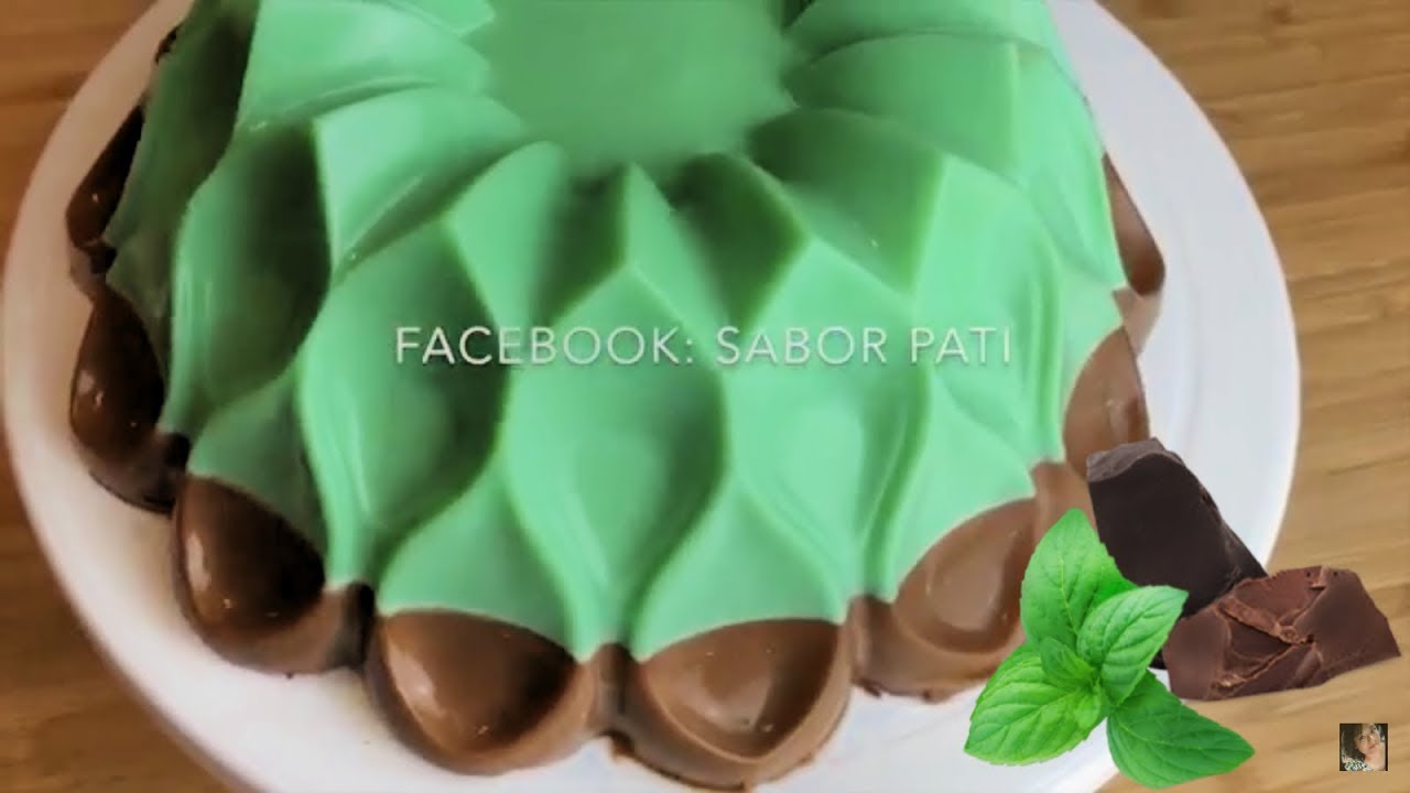 GELATINA MENTA Y CHOCOLATE