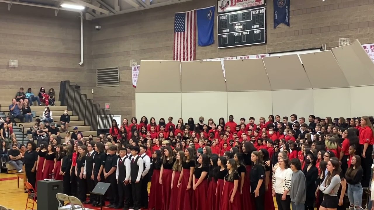 Del Webb Middle School Choirs 2021-2022: Road Less Traveled