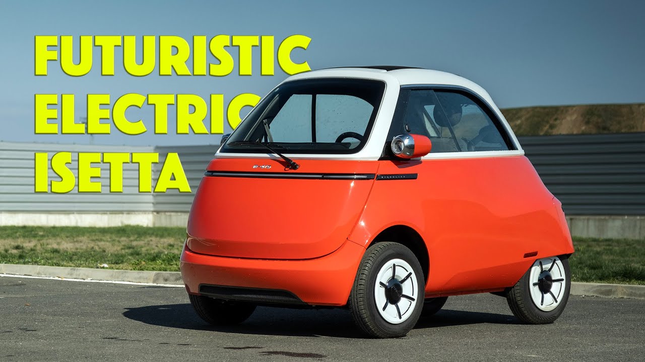 Обзор Microlino — электрический микроавтомобиль, вдохновлённый Isetta, с недостатками, но зато ве...