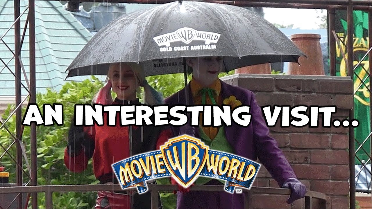 A VERY RAINY Warner Bros. Movie World Update | Both Good & Bad