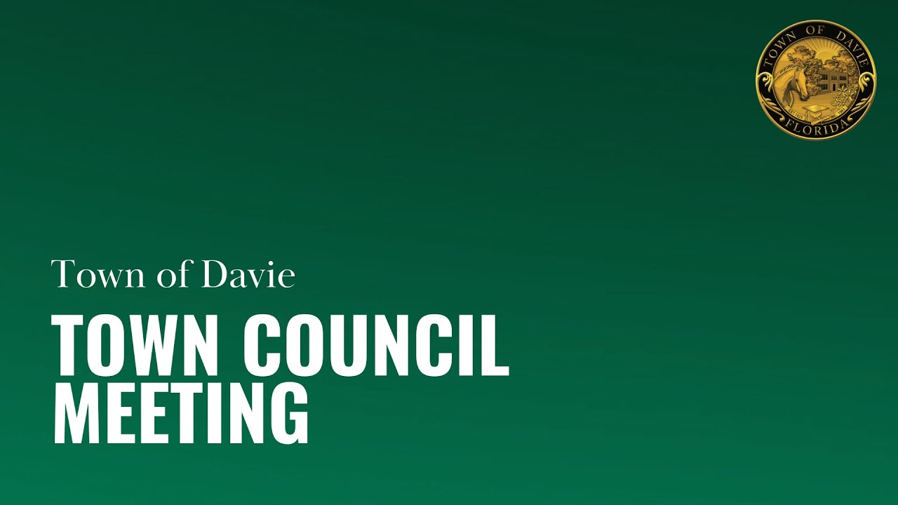 Town of Davie Town Council Meeting March 4th, 2026