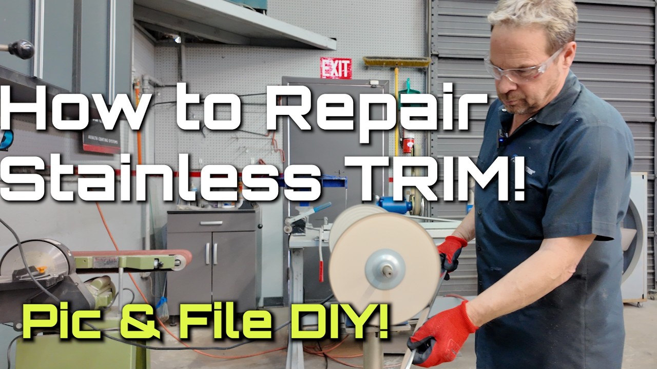 We show you how to Pic and File stainless trim!