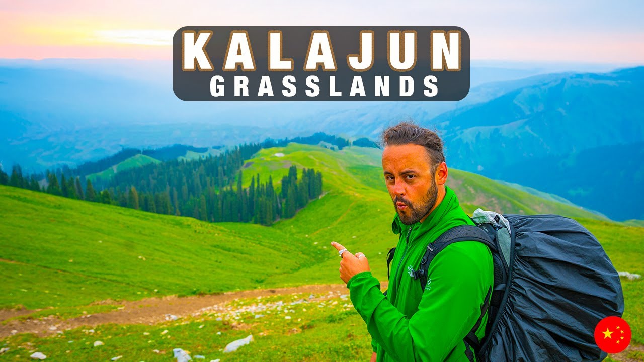 HIKING For 3 Days Across KALAJUN GRASSLANDS🇨🇳 | 54kms in Xinjiang paradise