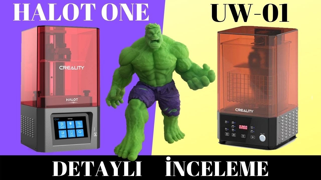 Creality HALOT-ONE 3Boyutlu Yazıcı Detaylı İnceleme