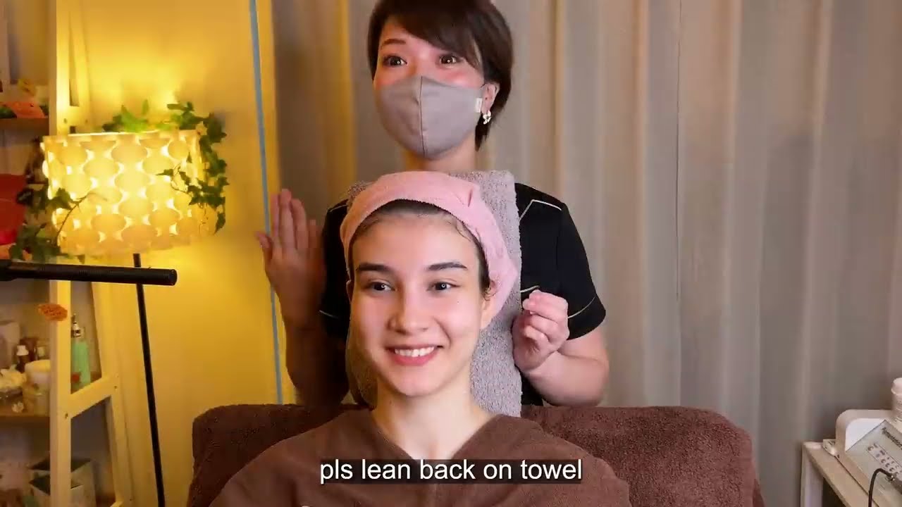 ASMR I got Premium Chair Facial in 2022, Japan*Last video of 2022
