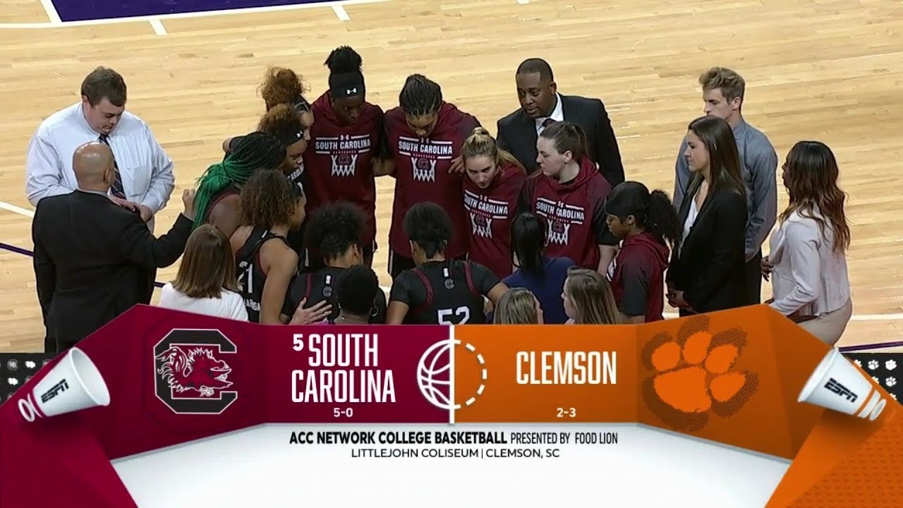 Gamecock Women's Basketball – Full Game #6 vs. Clemson 11/24/19.  2019-2020 Season.(HD)