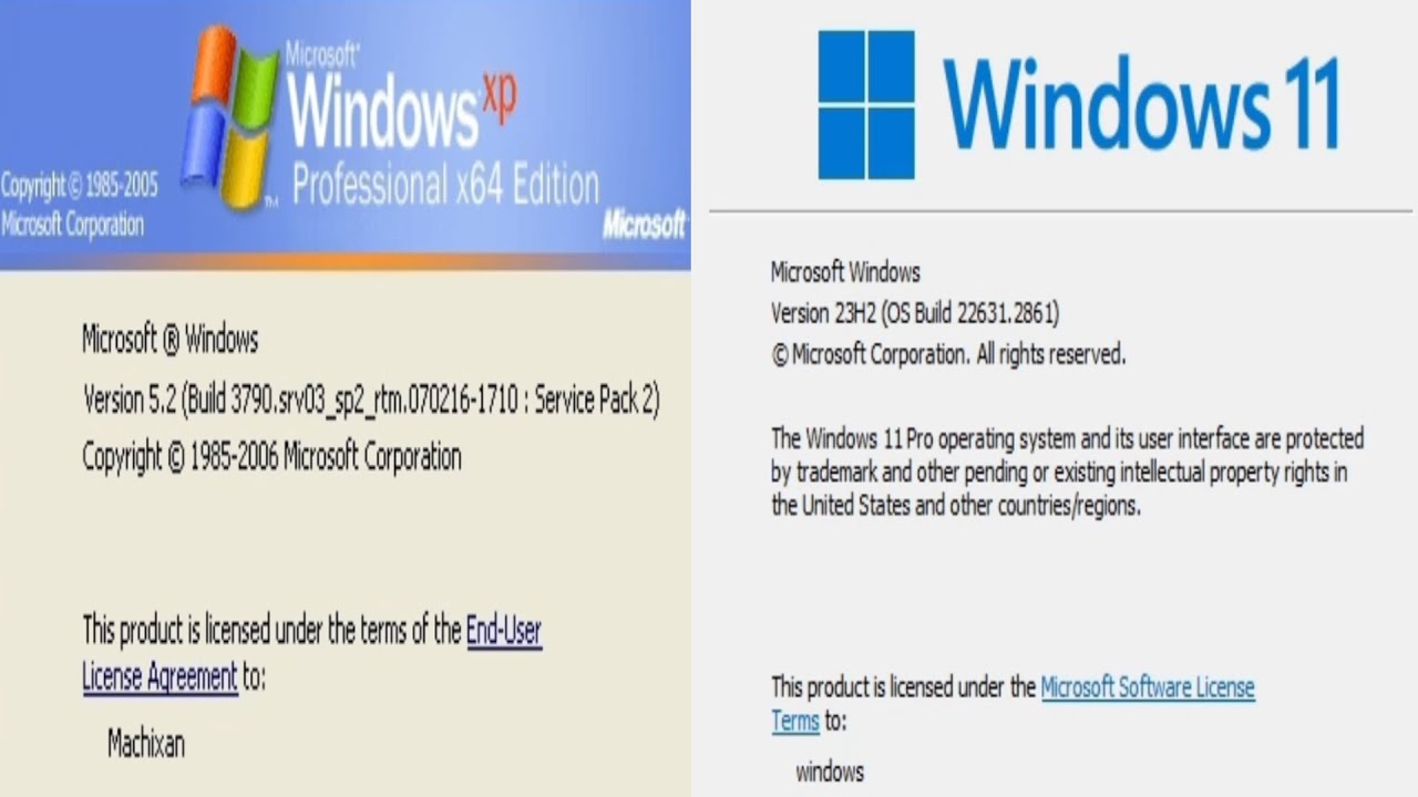 Installing Windows XP to Windows 11 (23H2) (Timelapse)