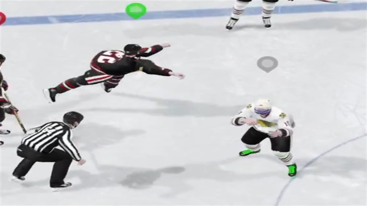 EA Logic, Fight GLITCH, Goalie HIT  (NHL 16 Clips)