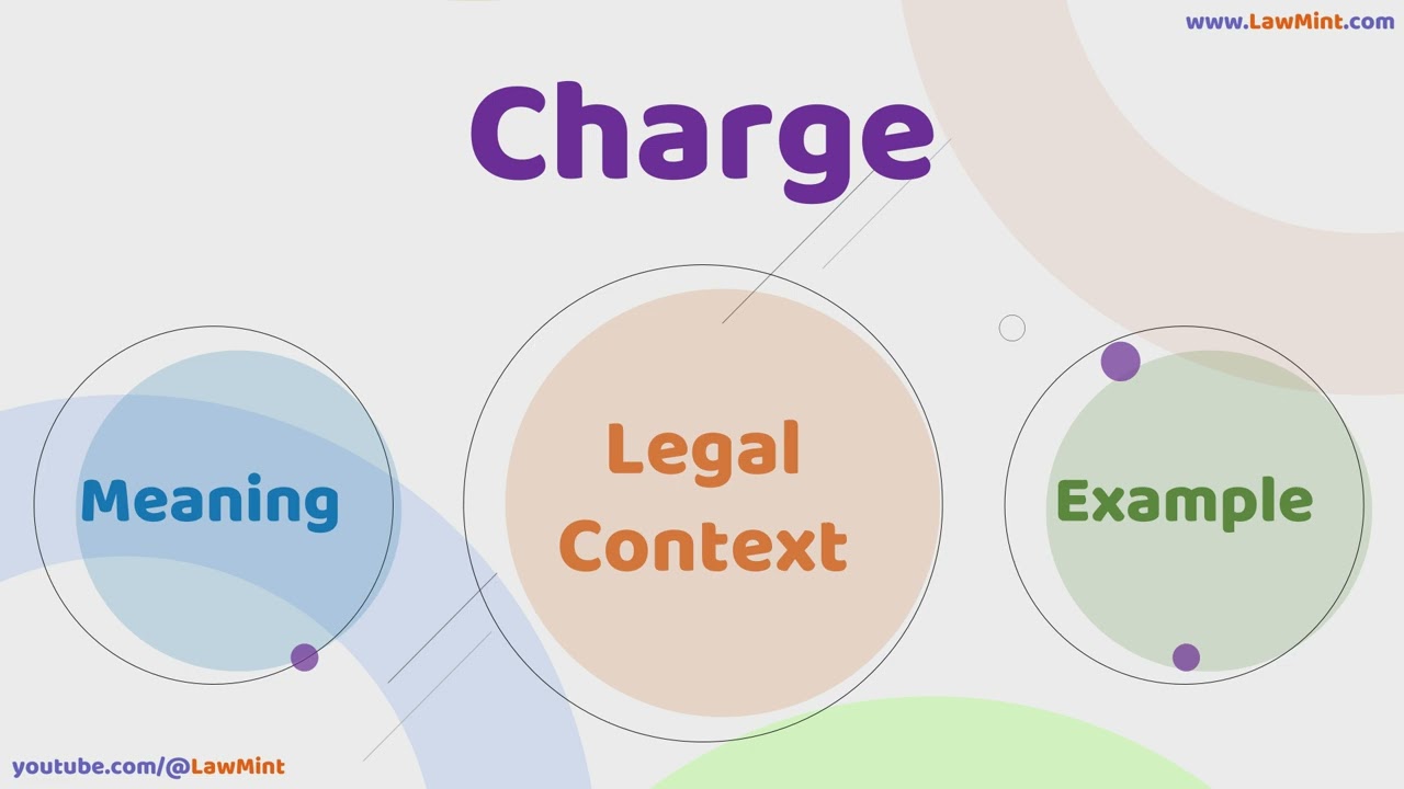 Charge Meaning Legal Context & Example Legal Terms Simplified @LawMint