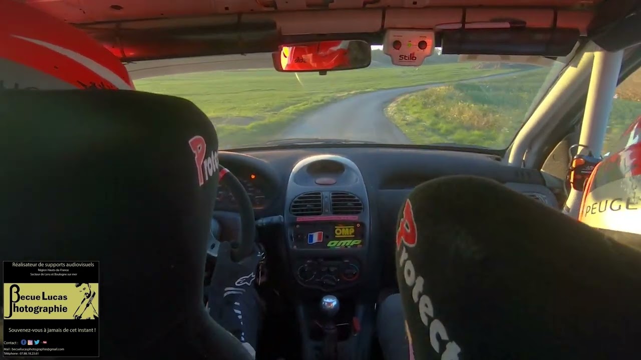 [ON BOARD] ES3 Hucqueliers - Inxent 1 (25.34 km) Courtin Elisa Courtin Julie Peugeot 206 XS N2S