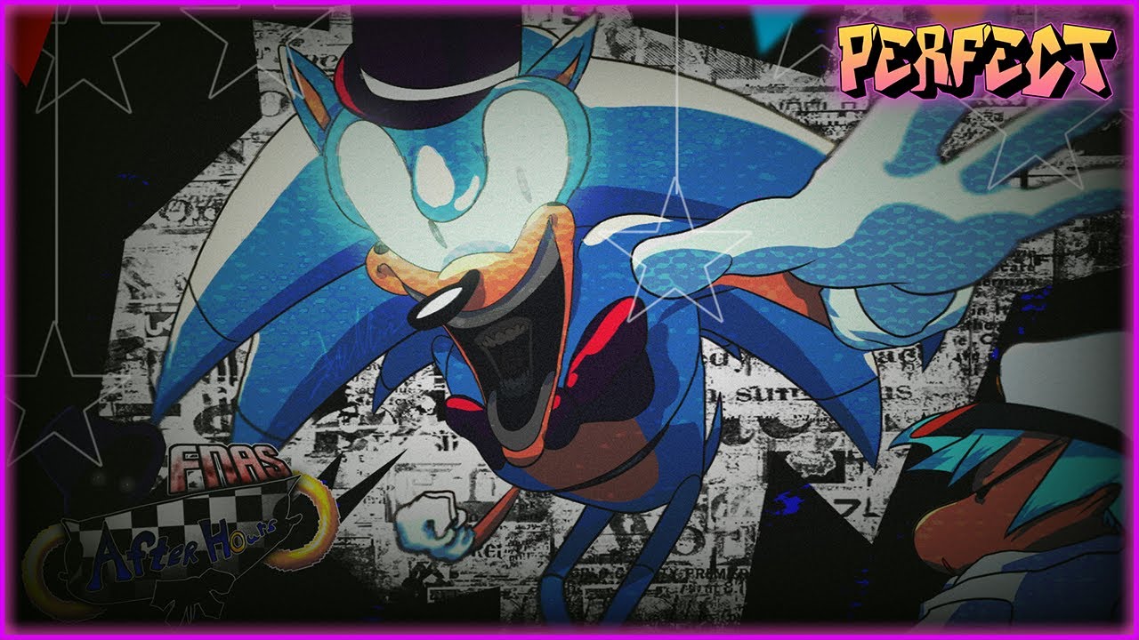 FNAS: After Hours (A Five Nights At Sonic's Oneshot Mod!) - FNF Mod - Perfect Combo Showcase [HARD]