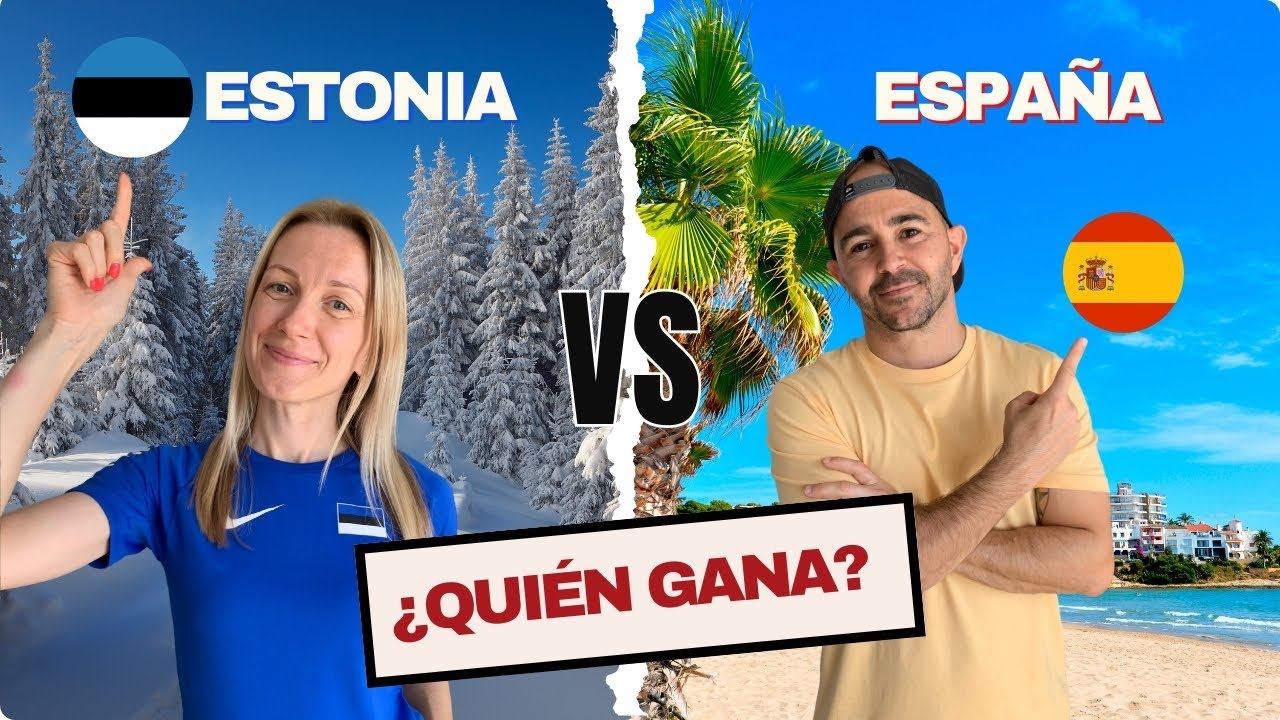 ¿En QUÉ PAÍS se VIVE MEJOR? Estonia Vs España🇪🇪🇪🇸