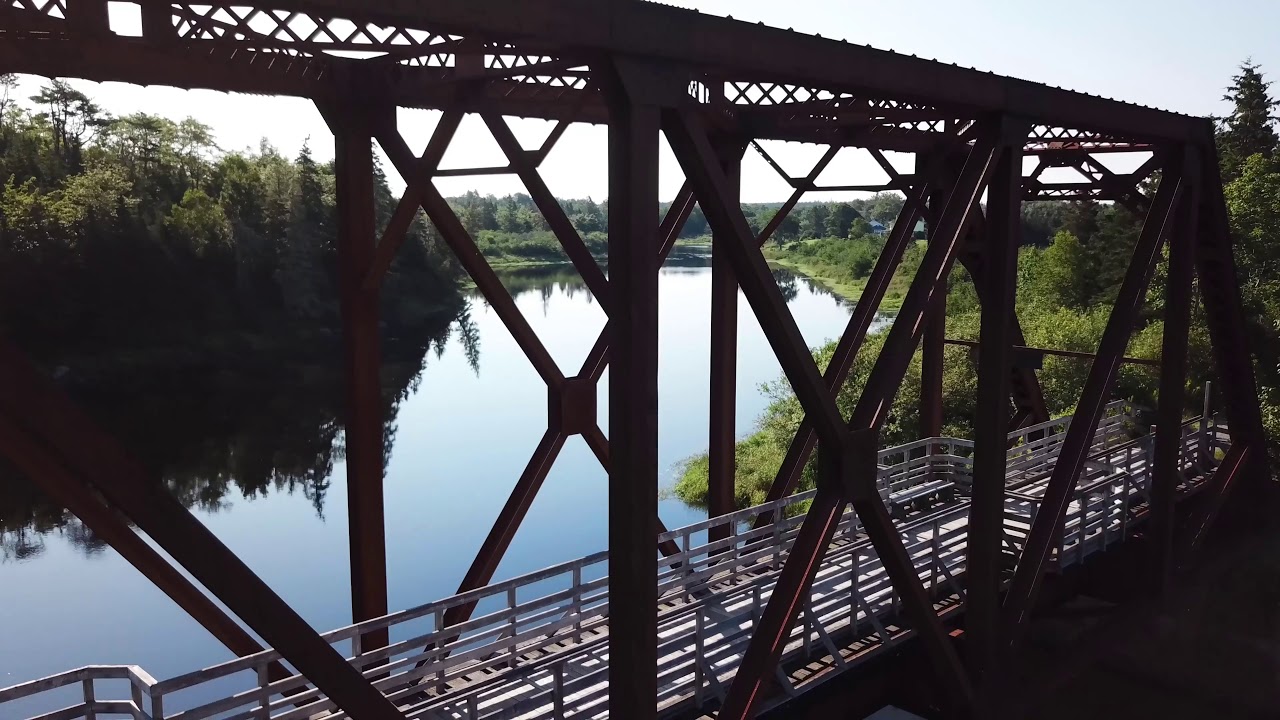 Rusty Railroad Bridge on the Musquodoboit