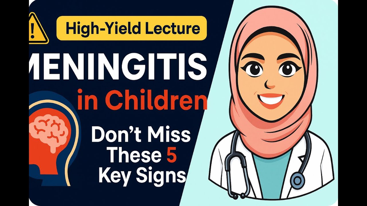 Child Meningitis: Don’t Miss This!@Dr.SaraZahranpedia