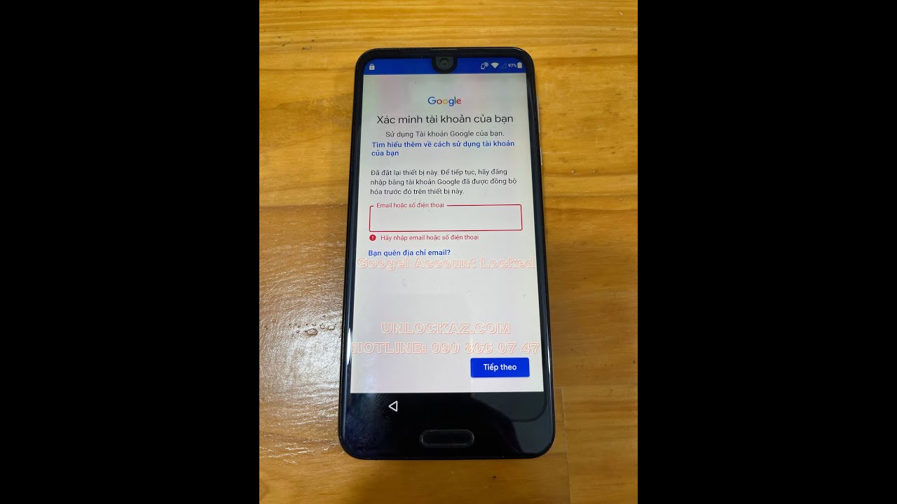 Mở khóa xác minh Google Sharp Aquos R2 xóa tài khoản gmail bypass FRP