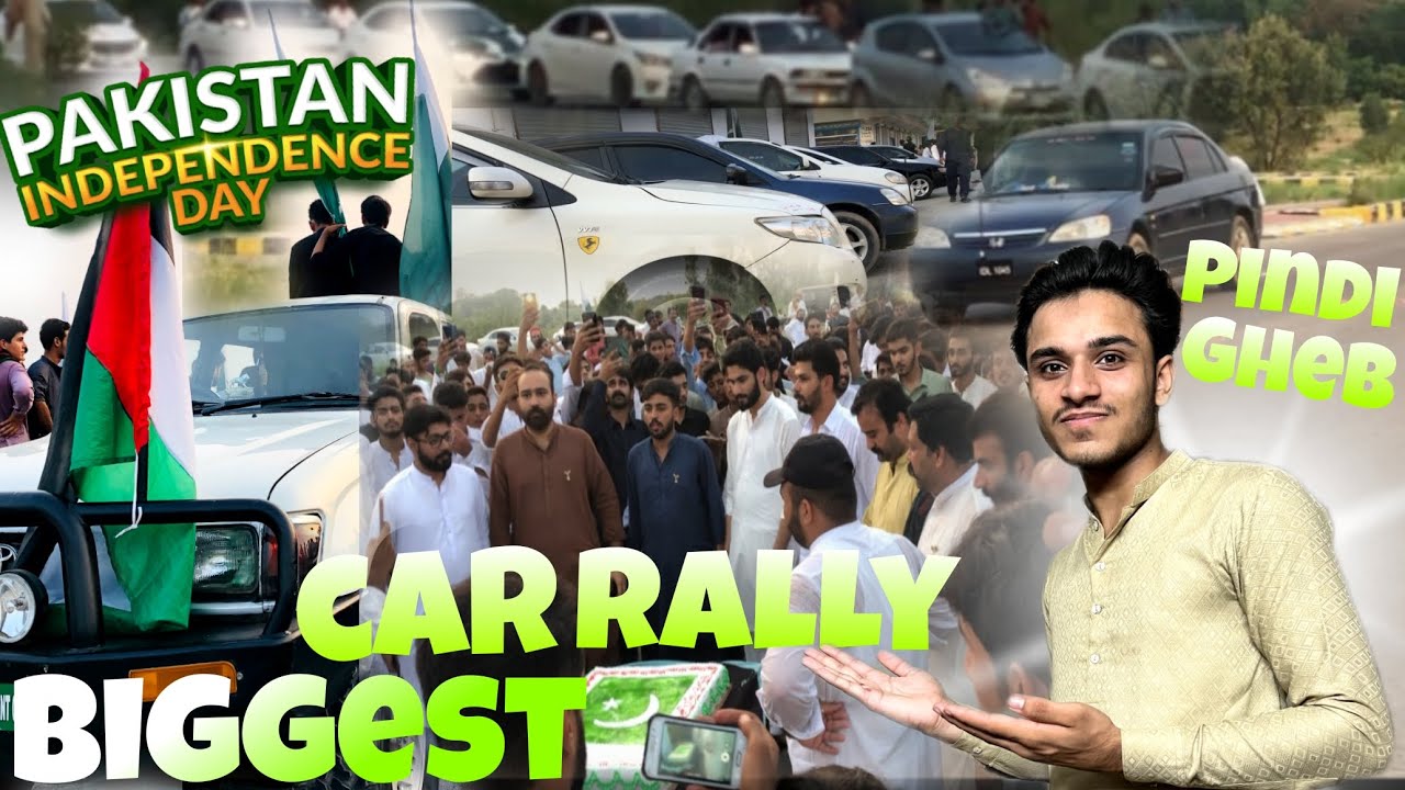14 August independence day of pakistan | biggest car meet up | Pindi gheb 