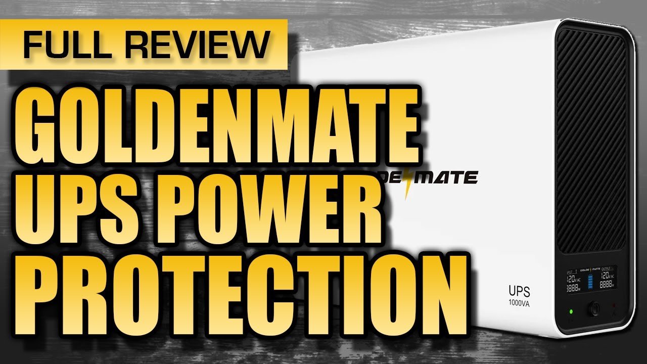 Goldenmate UPS Unboxing & Real World Test | Gaming PC + NAS + Home Server Backup Power