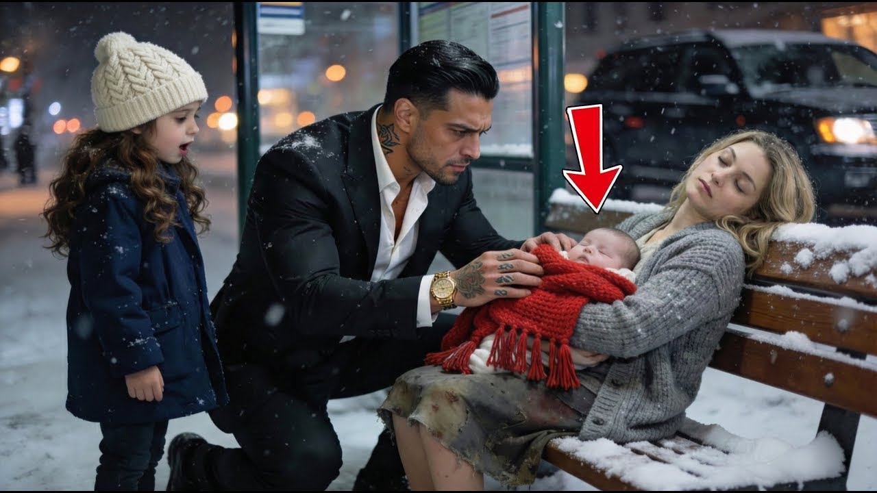 „Papa, ihr Baby friert!“ – Wie ein Mafiaboss und seine Tochter einer Obdachlosen halfen