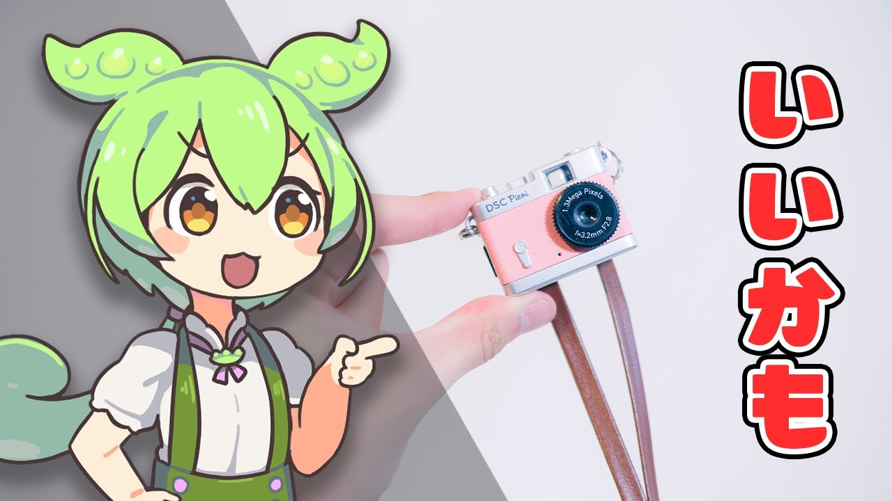 【実用可能】"小さすぎる"激安トイカメラ 「DSC Pieni」の実力をチェック！｜ずんだもんと学ぶ「激安商品」の実態㉑