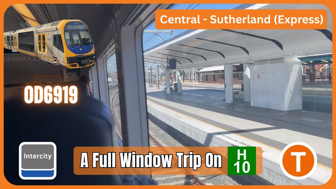 Intercity South Coast Line (In Sydney) FULL Trip - Central To Sutherland