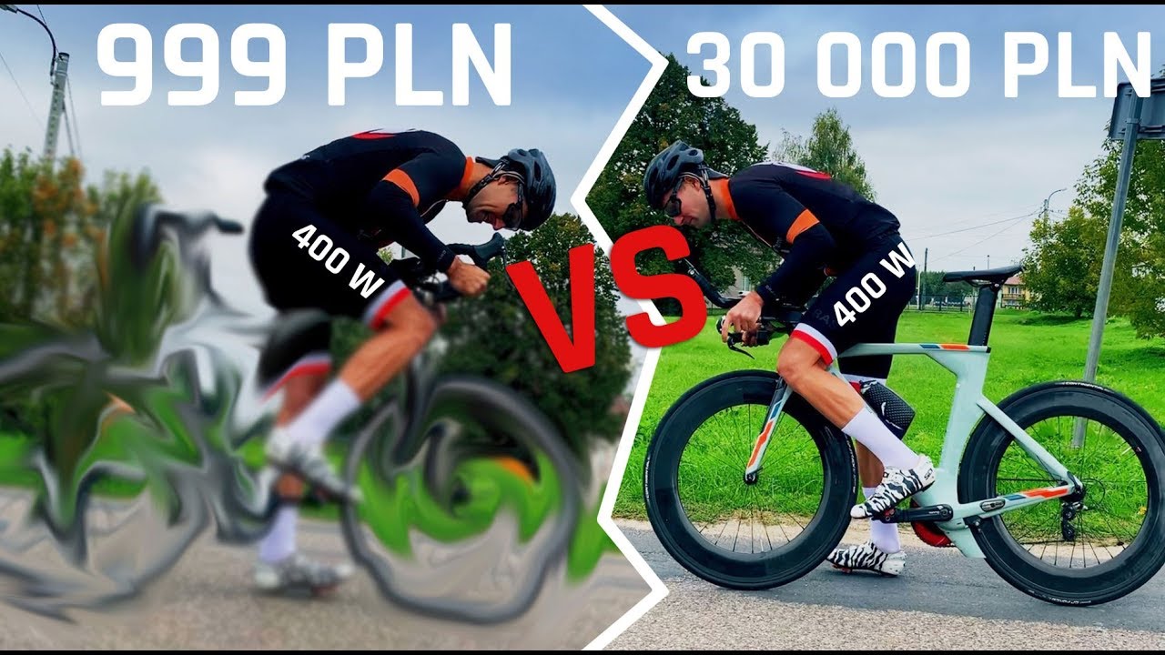 Sprzęt czy noga? Czasówka vs szosa z Decathlon za 999. Karol się sprawdza.