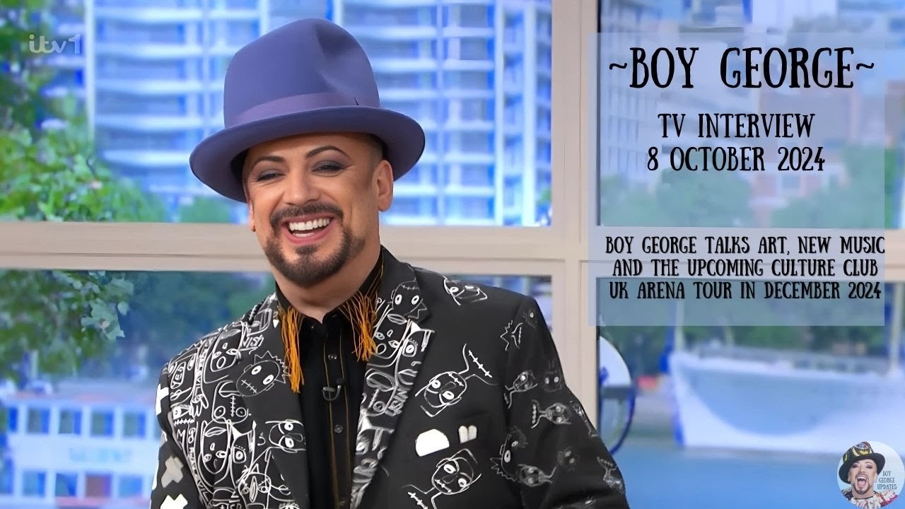 BOY GEORGE TALKS ART, NEW MUSIC AND CULTURE CLUB | TV INTERVIEW | 8 OCTOBER 2024