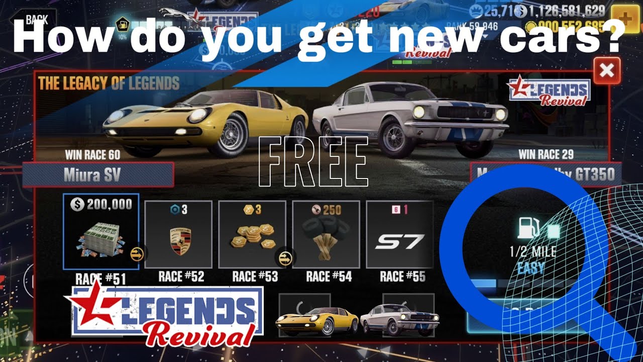 CSR2 | LEGENDS REVIVAL | THE LEGACY OF LEGENDS | Event & Final Time info