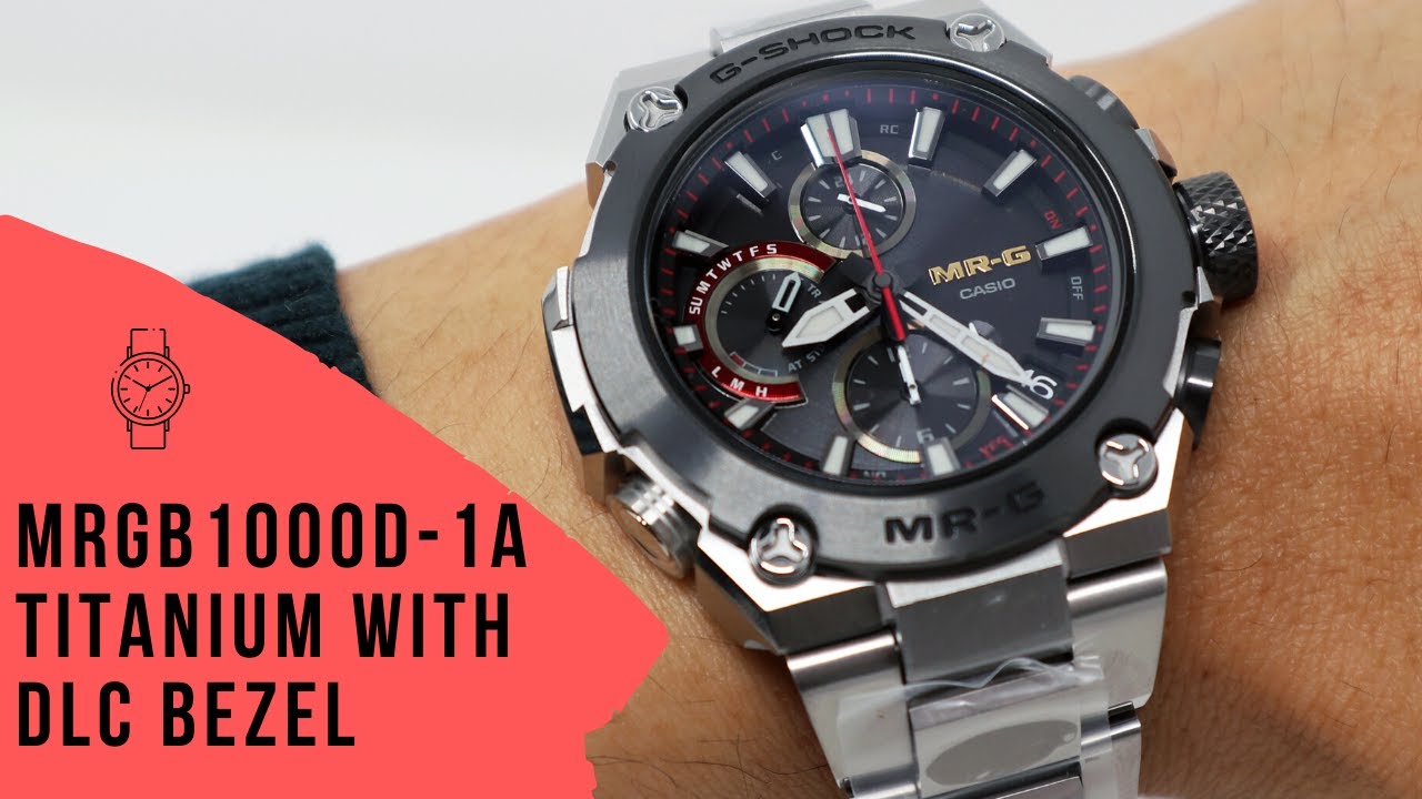 Unboxing G-Shock MRG-B1000D-1A Mid-Size Titanium with DLC Bezel