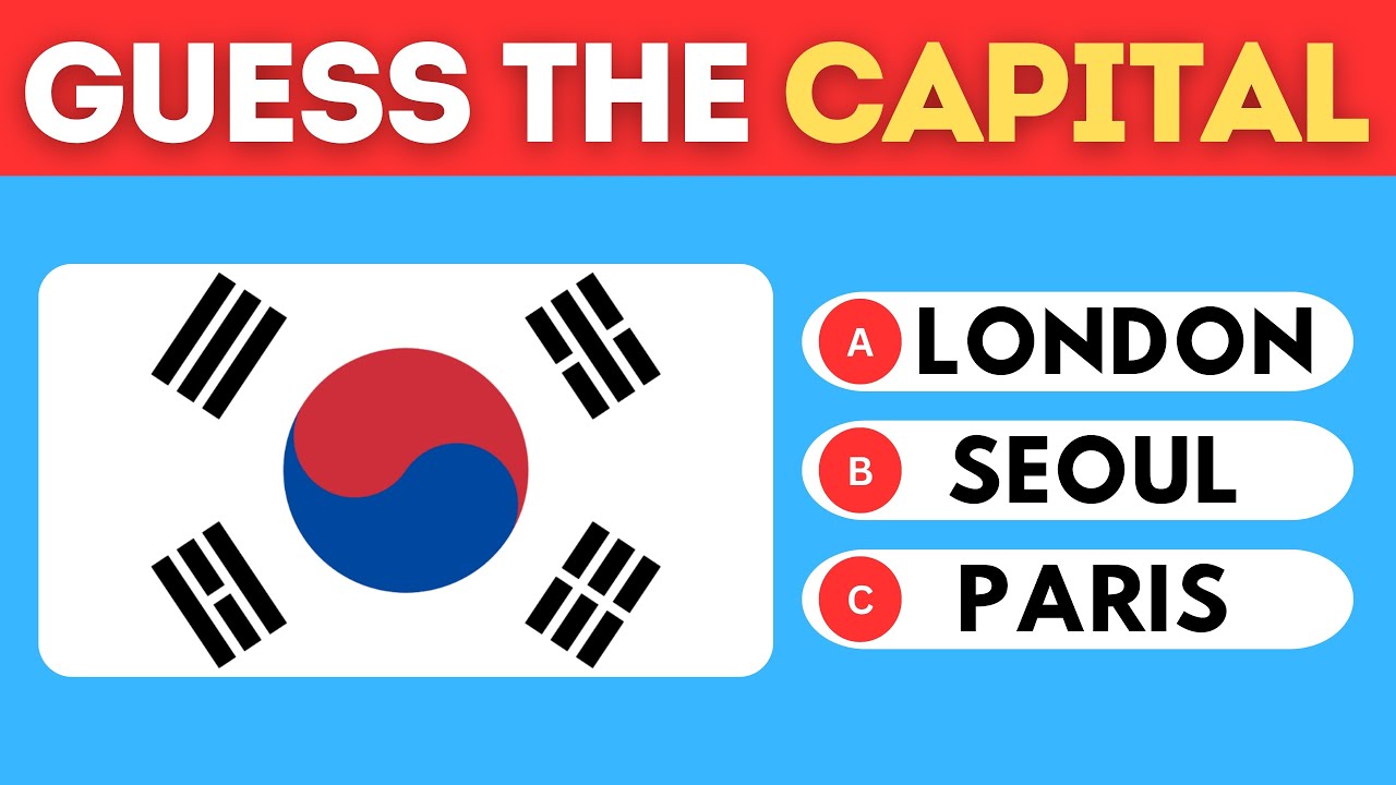 Guess the Capital City of the World | Capital City Quiz
