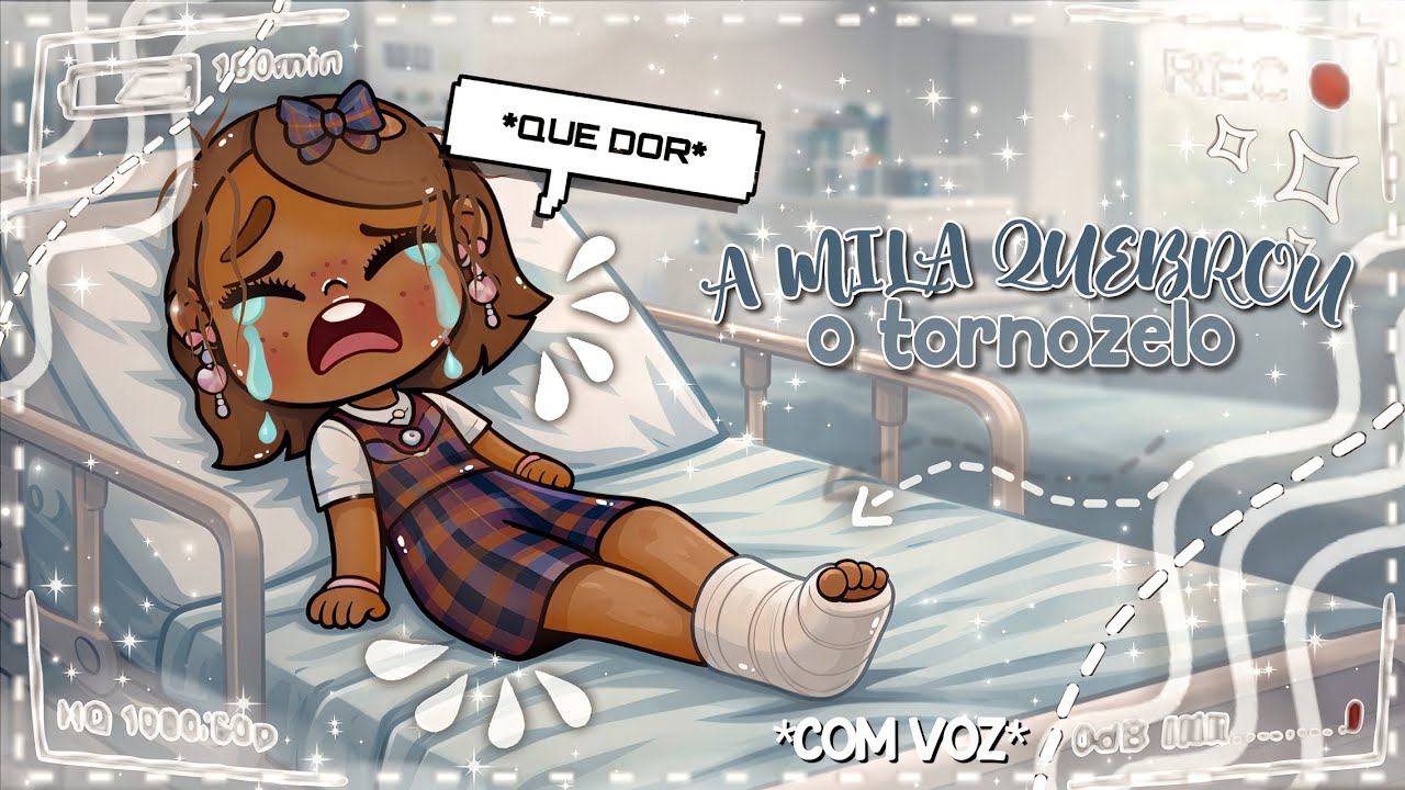 *AESTHETIC* A MILA QUEBROU O TORNOZELO!! 😱🚑🩻 - *COM VOZ* || AVATAR WORLD 🌏