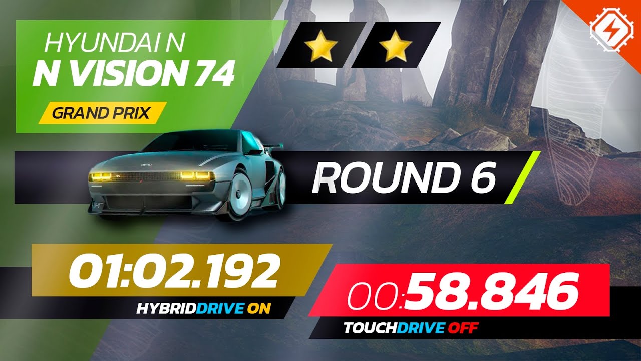 Grand Prix Round 6 - HYUNDAI N VISION 74 - 2⭐ Touchdrive & Manual Drive OC Laps - ANCIENT RUINS