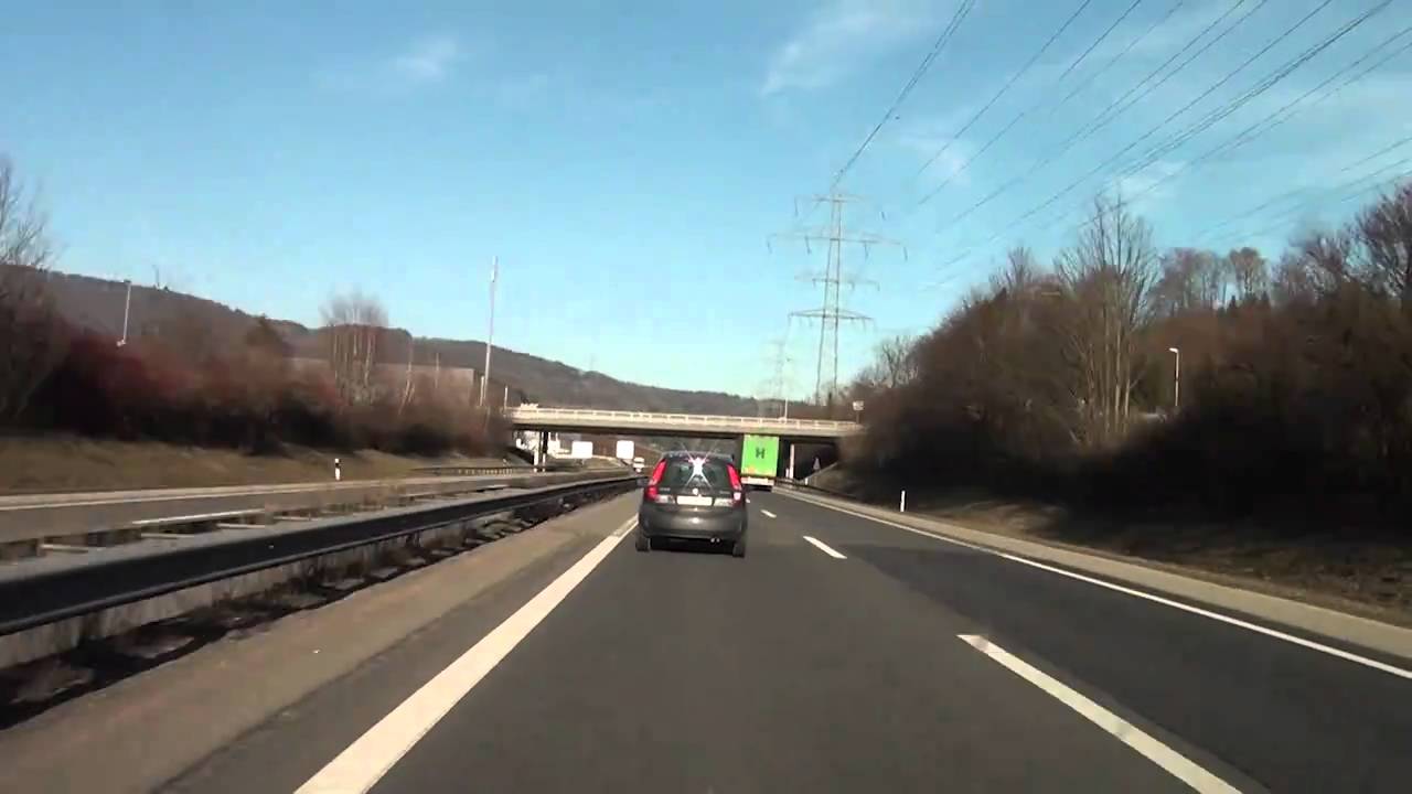 From Rose de la Broye to Zürich / A1, A3/ Autobahn / Schweiz / 02.2011 / HD