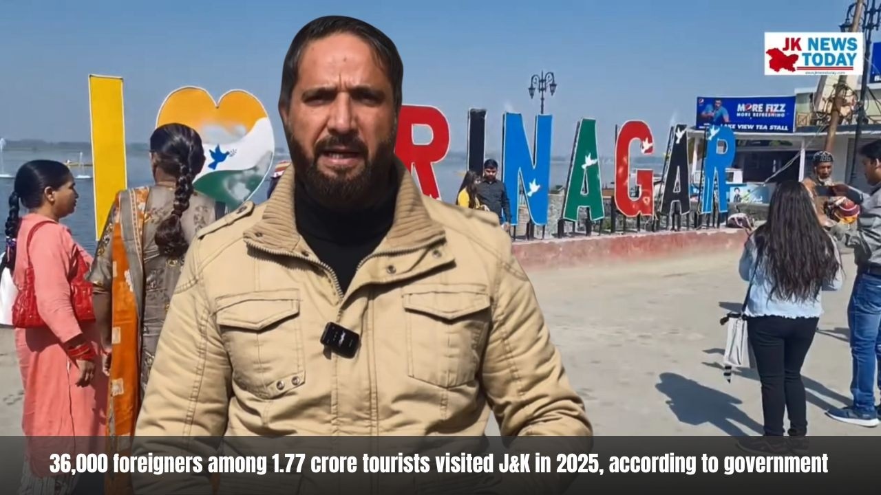 36,000 foreigners among 1.77 crore tourists visited J&K in 2025, according to government