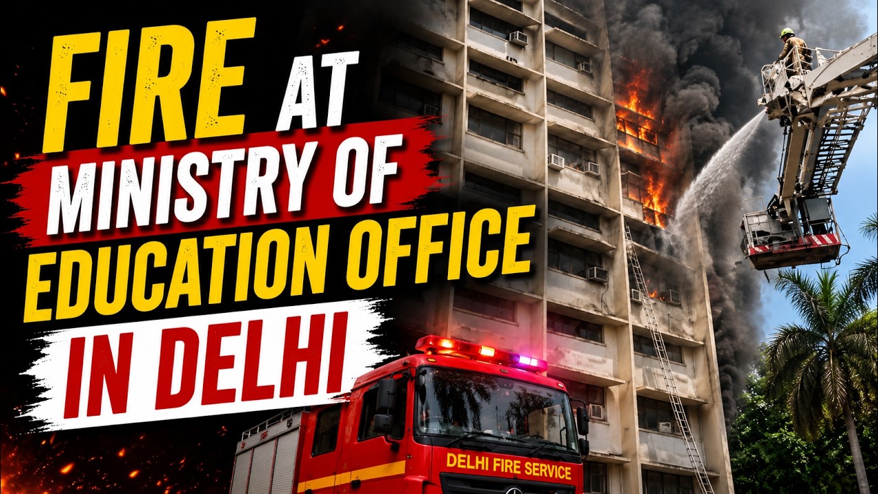 Fire Breaks Out At Ministry of Education Office In Delhi, No Casualties Reported