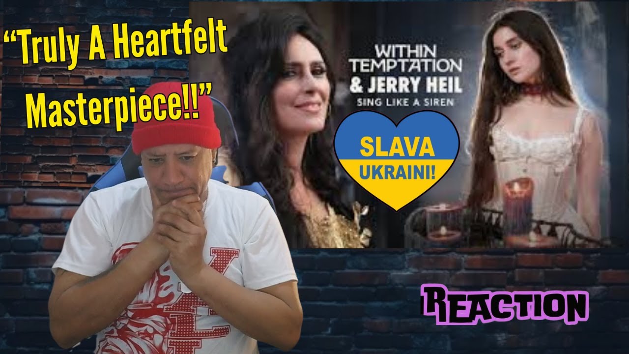 Within Temptation and ‪@JERRY HEIL‬ duet  - Sing Like A Siren MUSIC REACTION