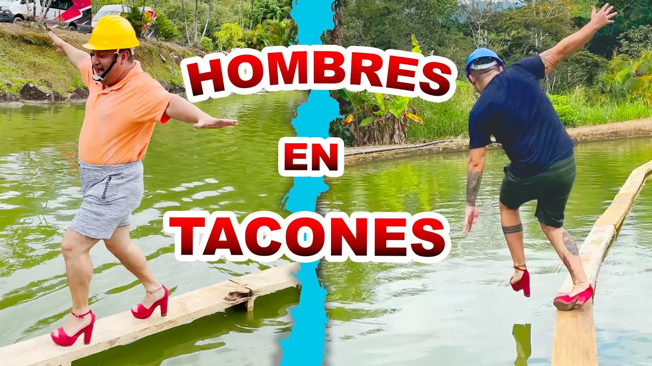 Hombres en tacones para morirse de risa