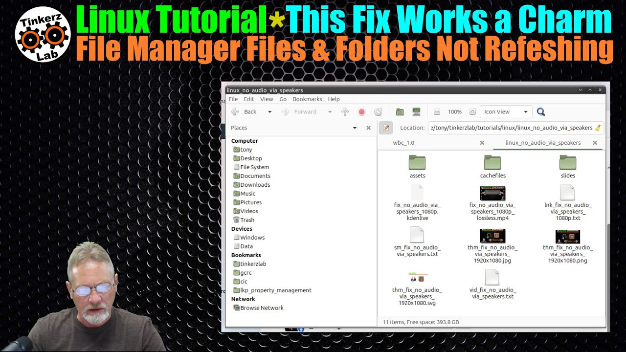 Linux Tutorial | Fix File Manager not Refreshing New or Modified Files and Folders