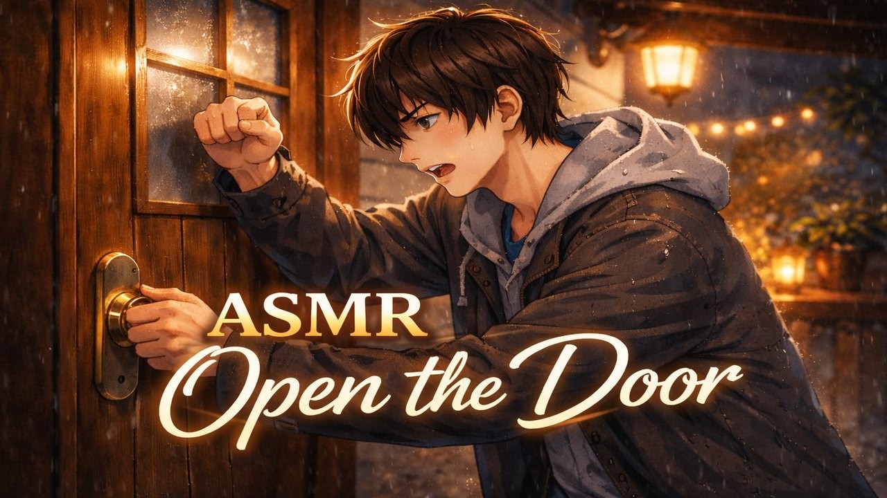 ASMR boyfriend roleplay [open the door]