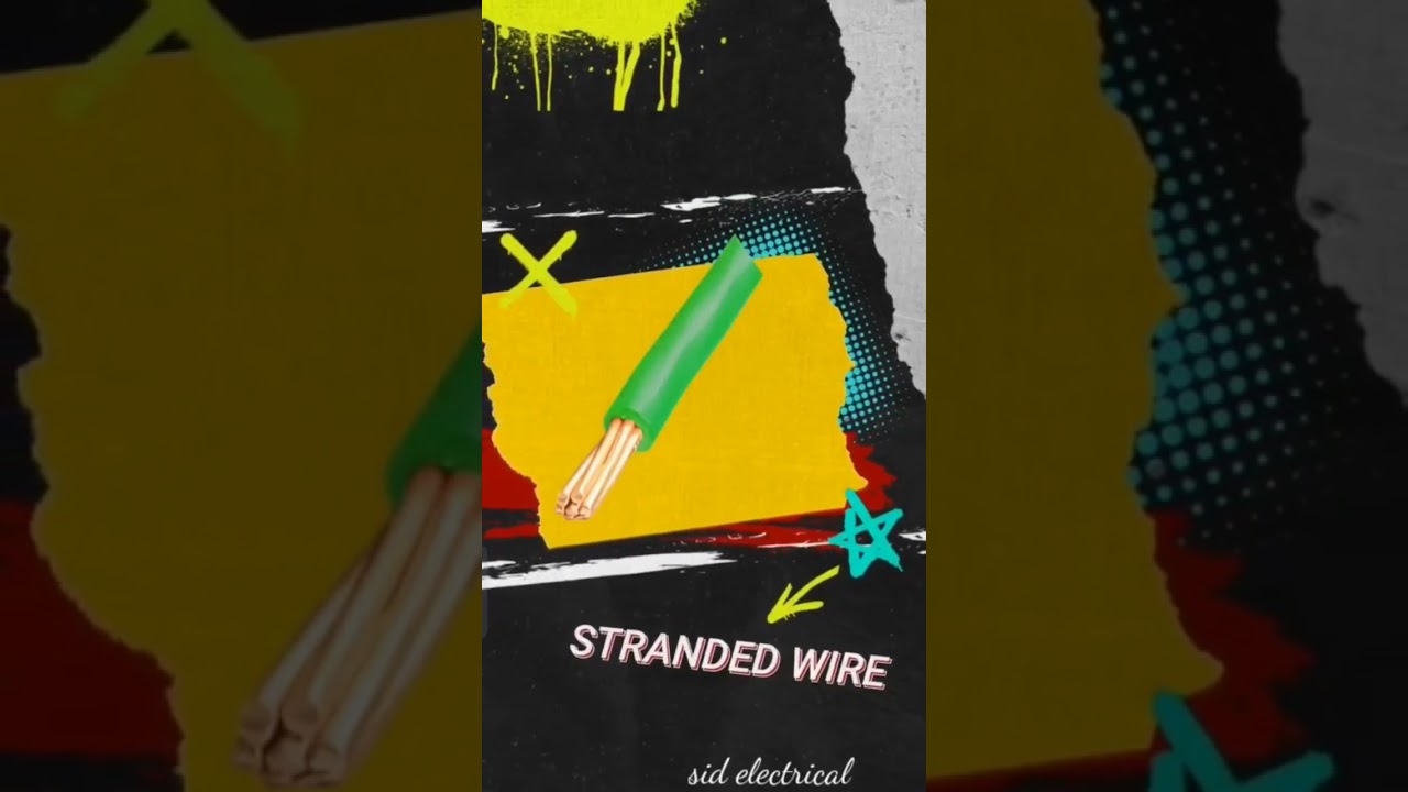 What's Better SOLID or Stranded Wire?   💥             #electrical #youtubeshorts #sid_electrical
