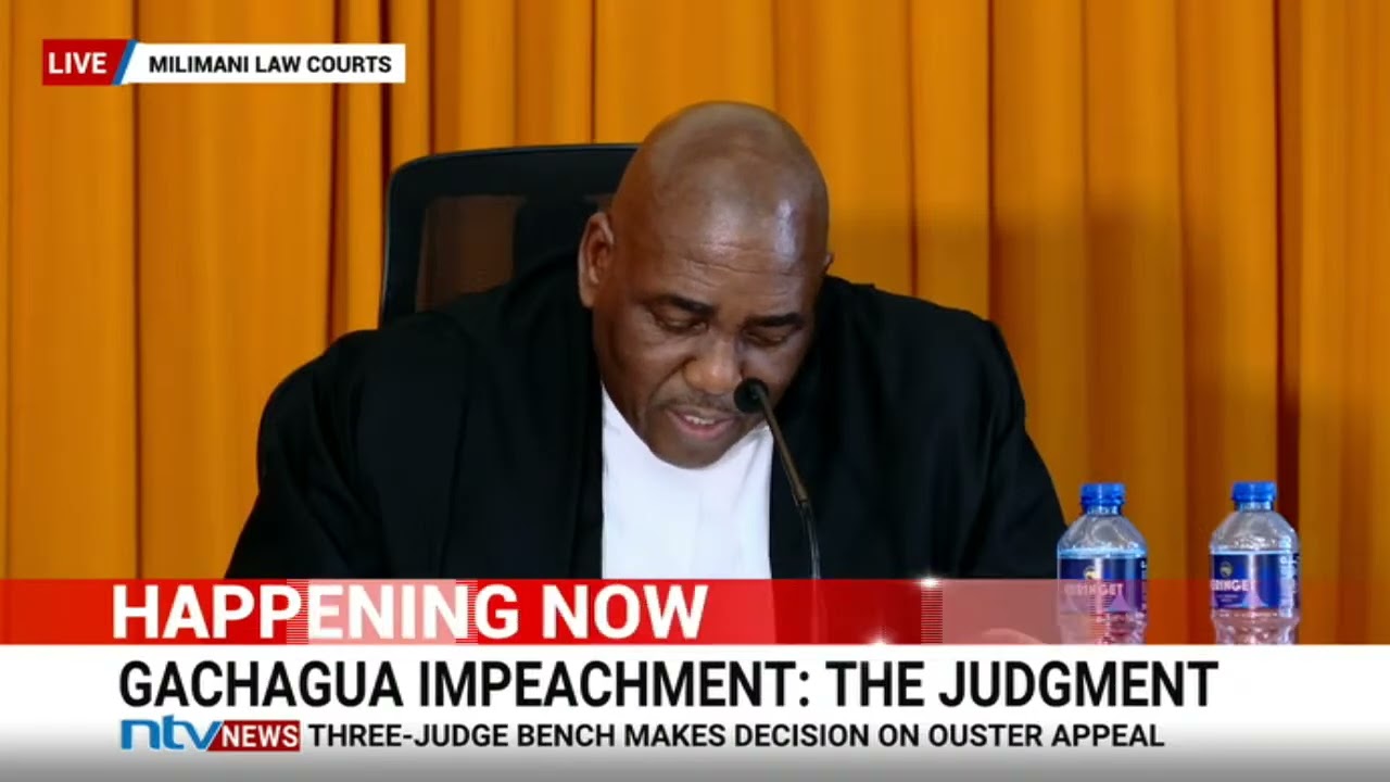 BREAKING: High Court upholds impeachment of former DP Rigathi Gachagua, but awards him Sh50m damages