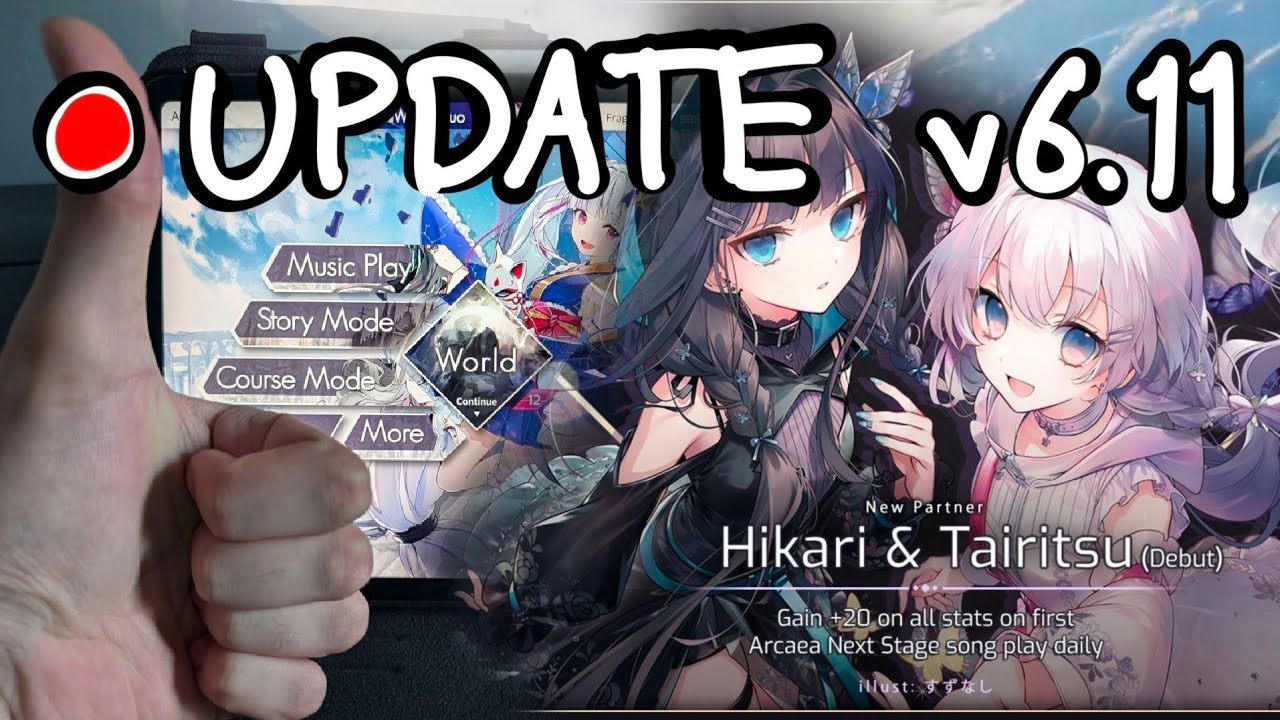 Arcaea: update 6.11 CROSSING STAGE stream