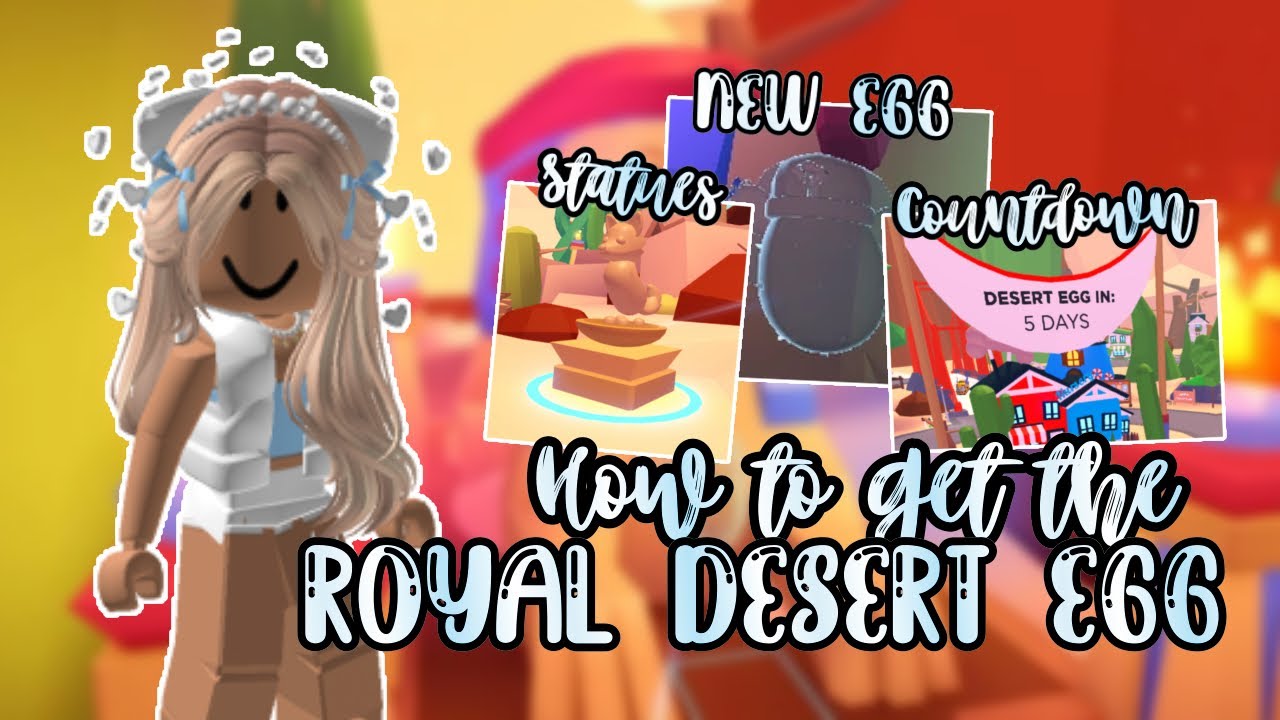 | How To Get The *ROYAL DESERT EGG* In Adopt Me! | New SPHINX EVENT! | Avary Playz | ❄️