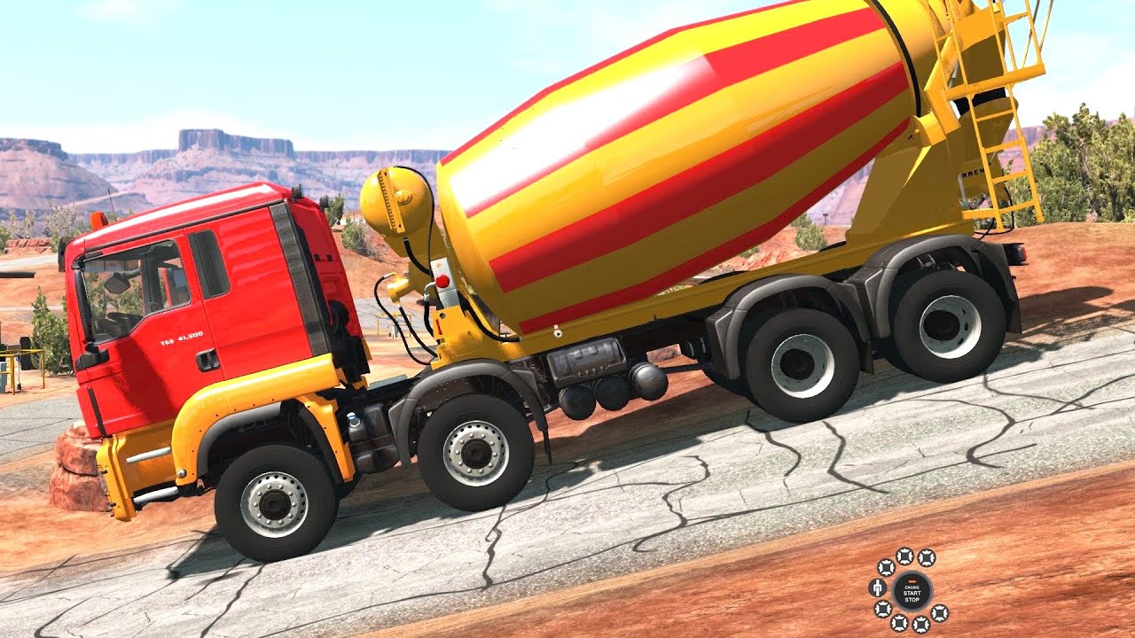 BeamNG Drive - MAN TGX 8x8 Concrete Truck in Utah Part 1