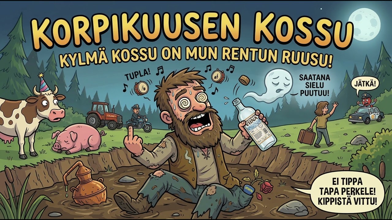 KORPIKUUSEN KOSSU - Isännän Rentun Ruusu 🍺🍺 | Iskelmä Folk Punk