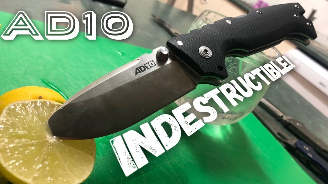 Неуязвимый карманный нож - Cold Steel AD10
