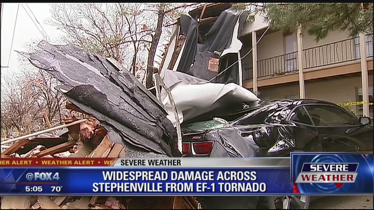 Tornadoes hit Stephenville, Tolar
