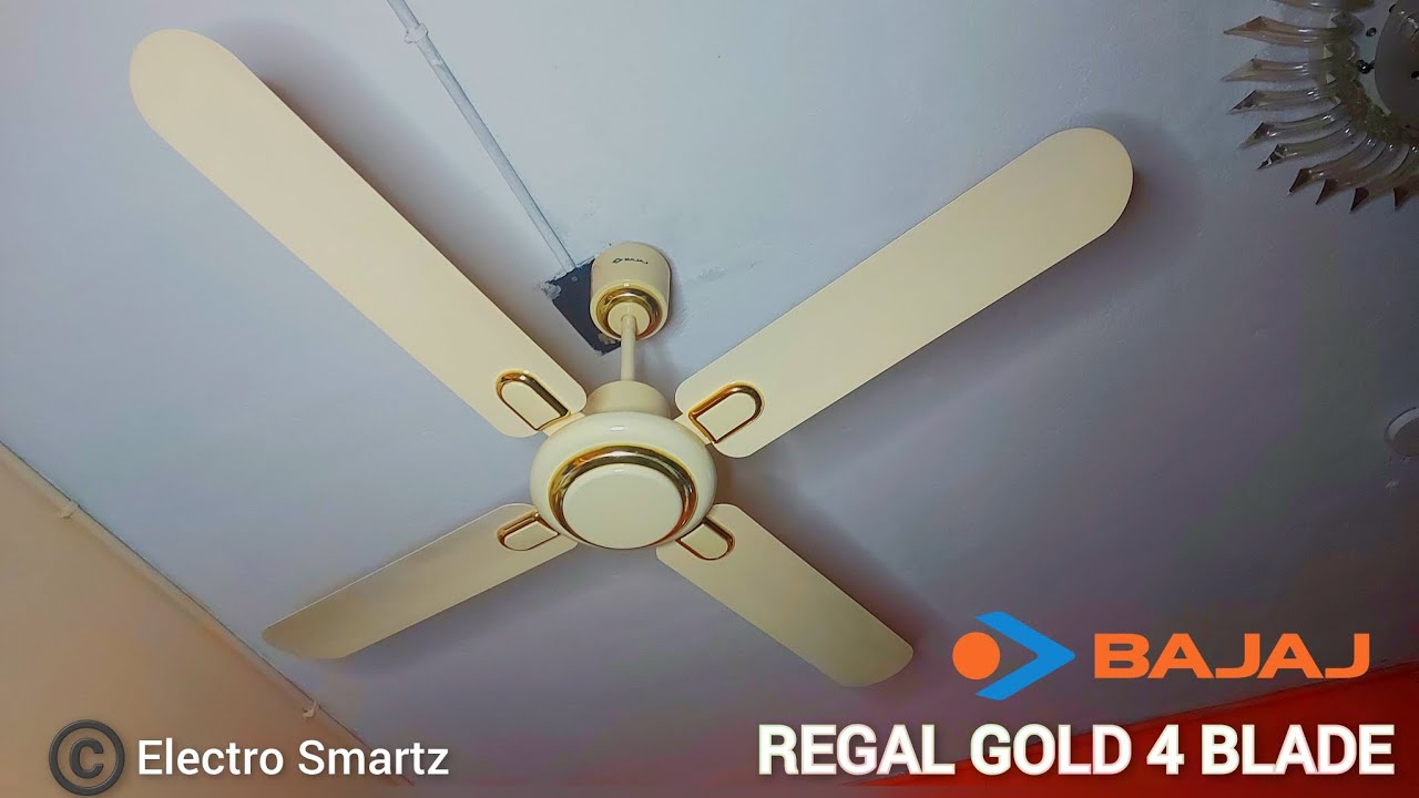 BAJAJ REGAL GOLD 4 BLADE CEILING FAN 48