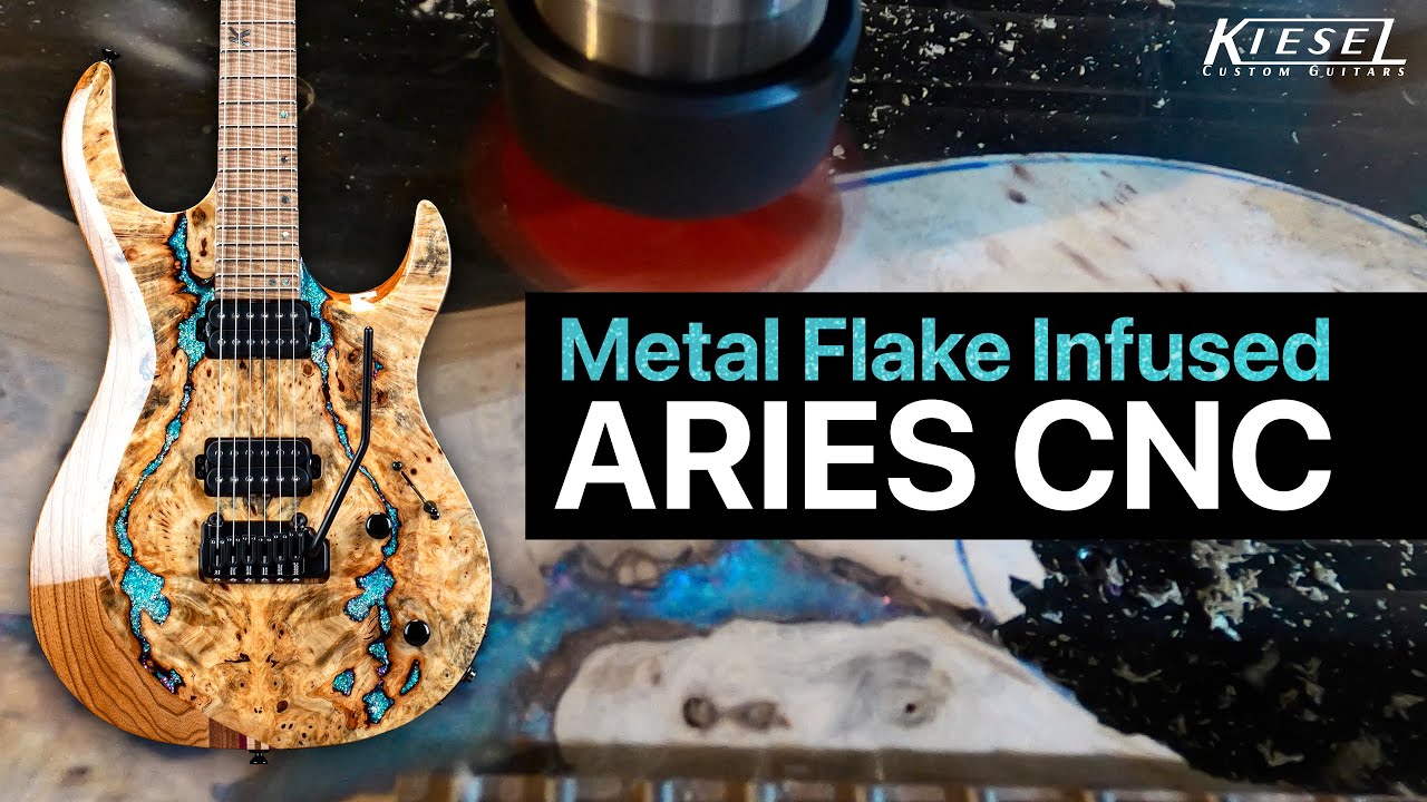 METAL FLAKE INFUSED Aries CNC - Kiesel Guitars