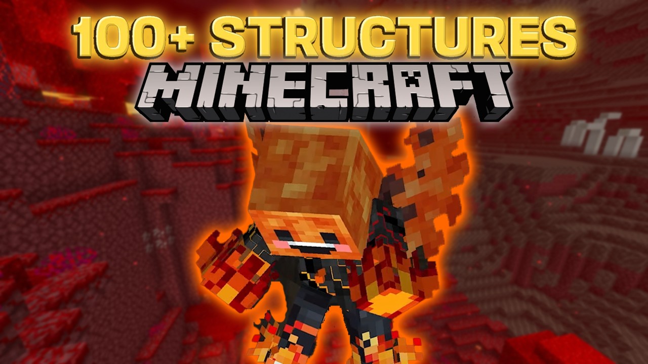 Minecraft Bedrock | 100+ Structures 2.0 Add-On